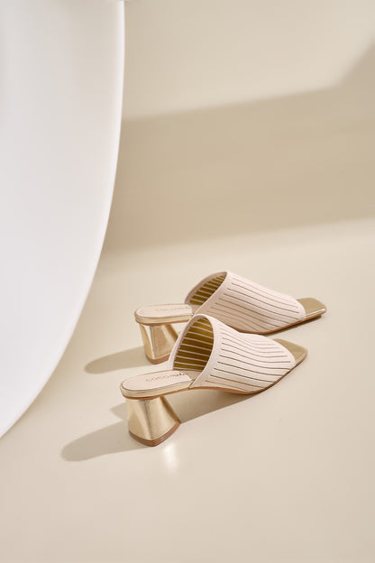 High Heel Sandals Beige